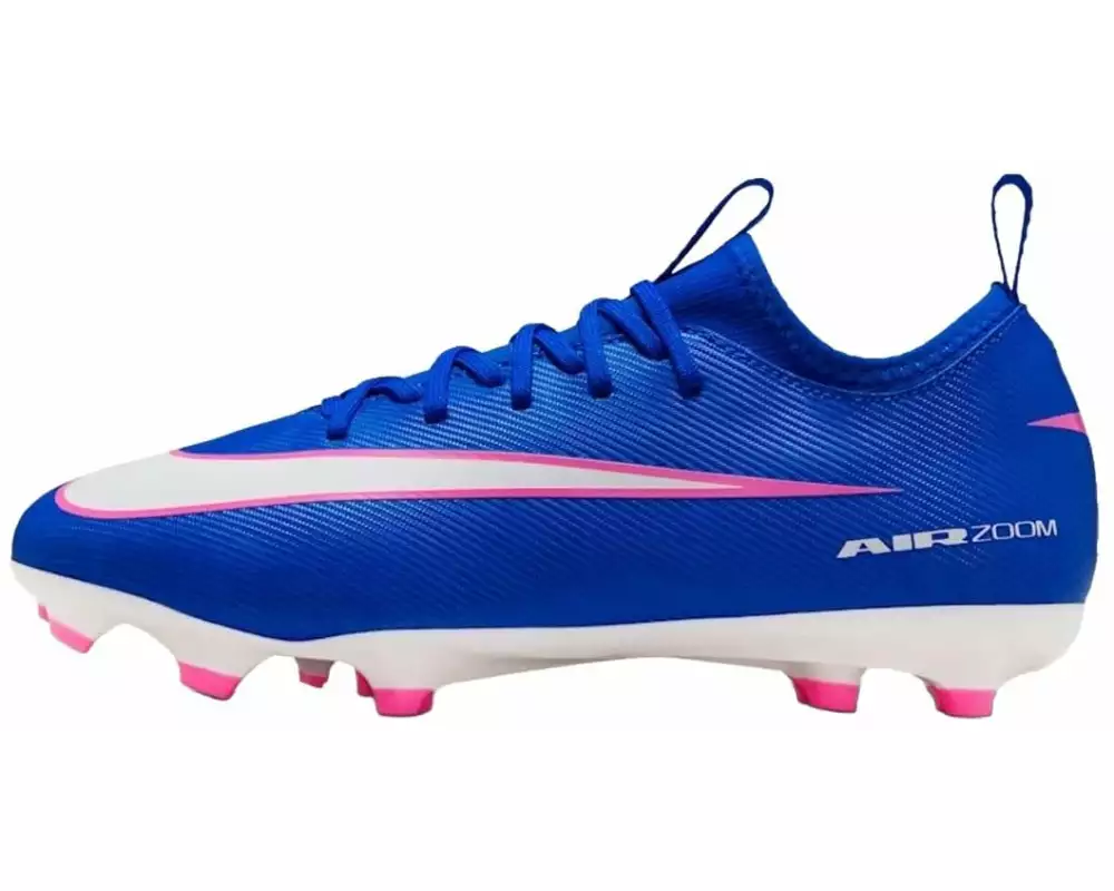 NIKE Fussballschuhe Jr Zoom Vapor 16 Academy FG/MG Blau/Weiss, 33