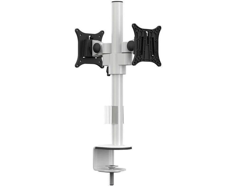 Multibrackets Tischhalterung Officeline Dual B2B bis 8 kg – Weiss