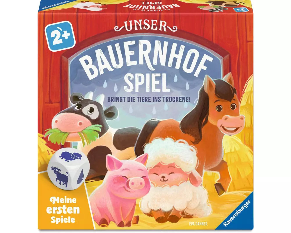 Ravensburger Meine ersten Spiele Unser Bauernhofspiel ab 2 J. 1-4 Spieler