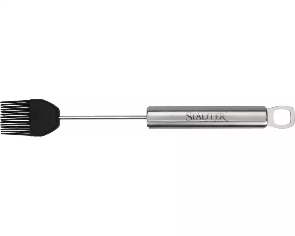 Städter Backpinsel 26 cm, Silber/Schwarz