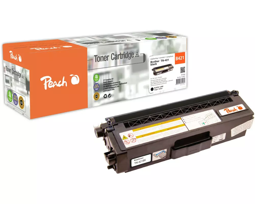 Peach Toner Brother TN-421BK Black