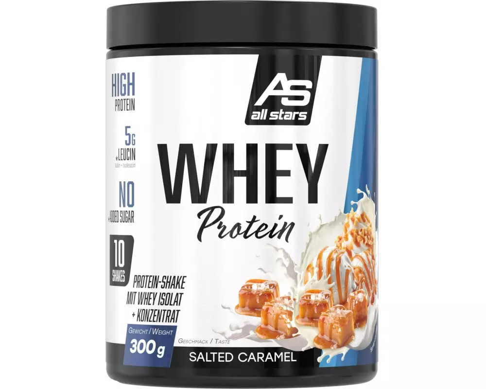 All Stars Whey Protein 100% Salted Caramel, 300 g