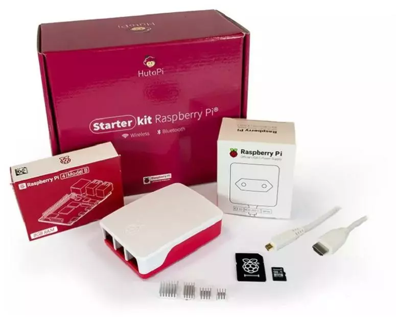 HutoPi Starter Kit Raspberry Pi 4 4 GB