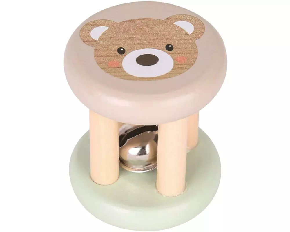 Spielba Holzspielwaren Greifling Bär mit Glöckli