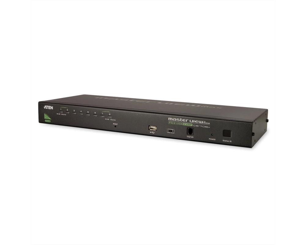 ATEN CS1708A KVM Switch VGA, PS/2-USB, USB-Peripherie Port, 8 Ports