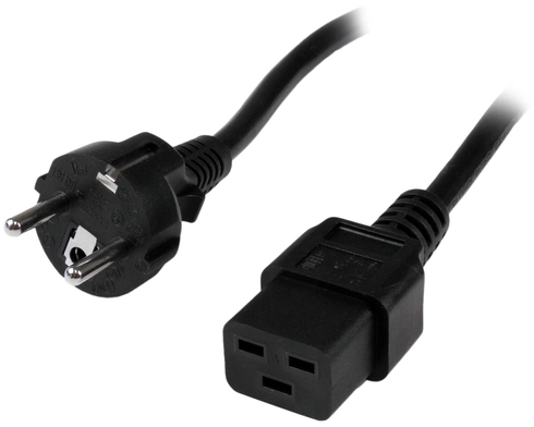 2M AC POWER CORD SCHUKO TO C19
