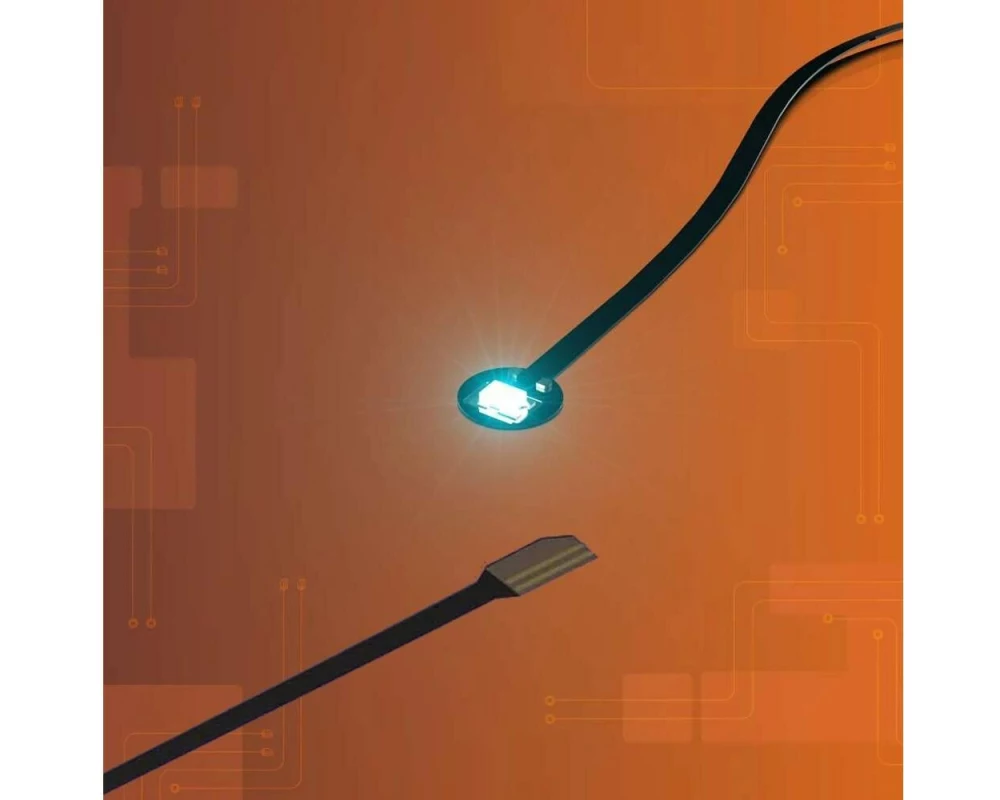 Light My Bricks 2.0 Astro LED Hell-Blau 30 cm Flachkabel, 4er Pack