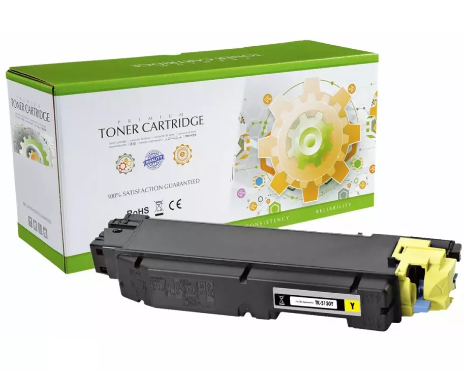 STATIC Toner cartridge compatible with Kyocera TK-5150Y yellow compatible 10.000 pages