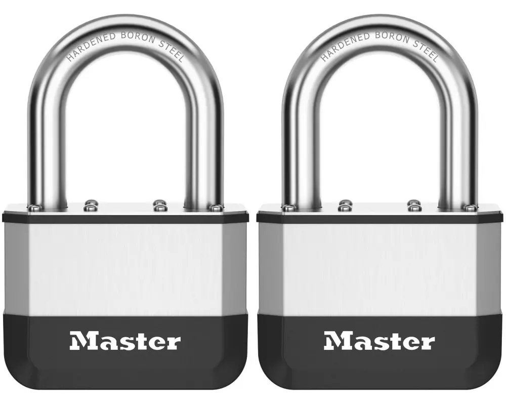 Masterlock Vorhängeschloss Elite 67 mm 2er Keine Angabe Aluminium/Stahl