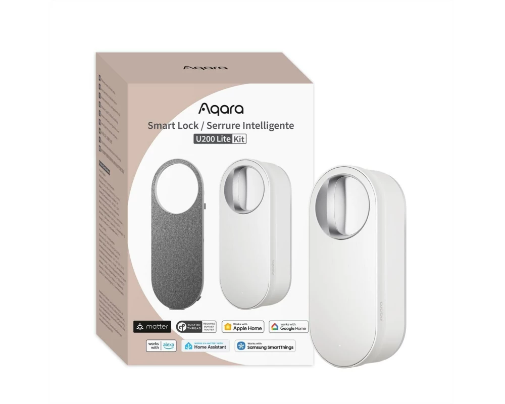 Aqara Smartes Türschloss U200 Lite Kit, Weiss