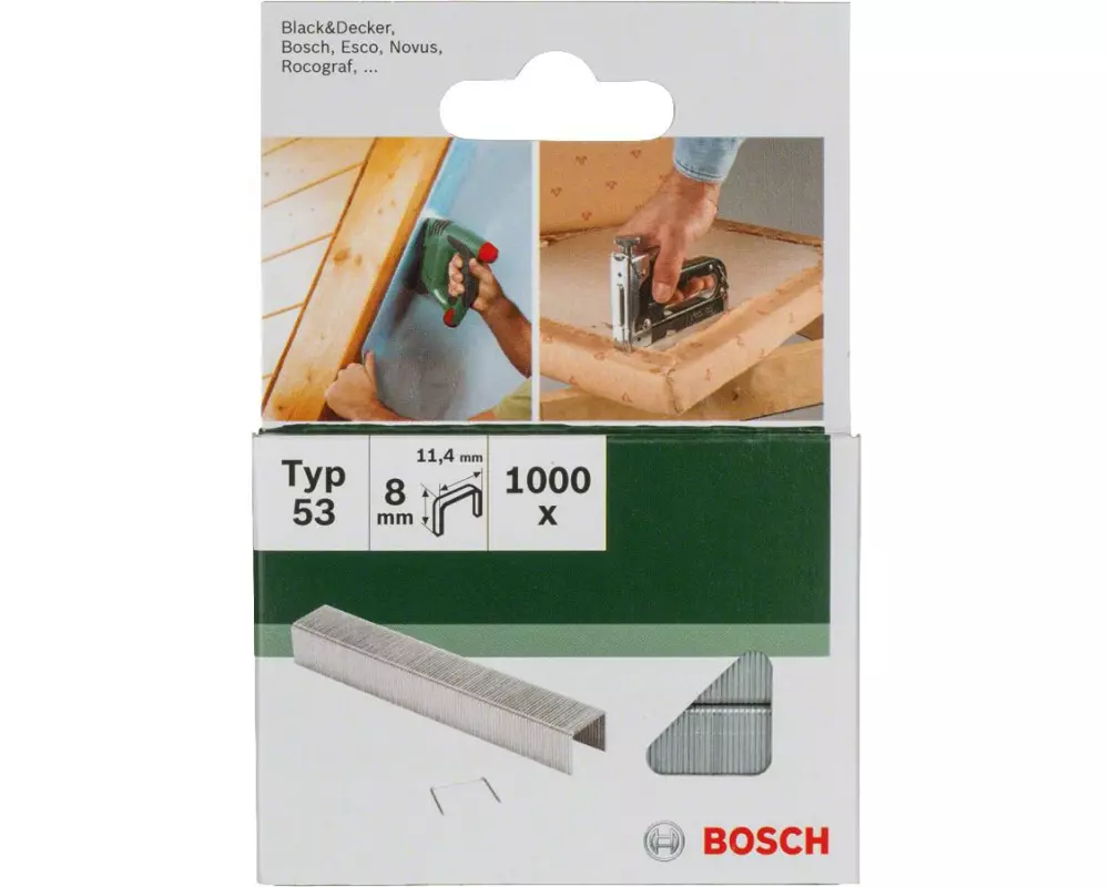 Bosch Feindrahtklammer Typ 53/8 1000 Stück