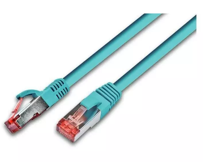 Wirewin Patchkabel  Cat 6, S/FTP, 0.25 m, Türkis