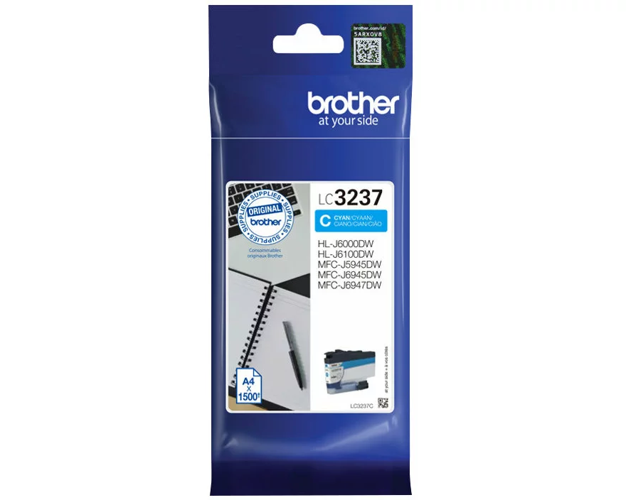 Brother Tinte LC-3237C Cyan
