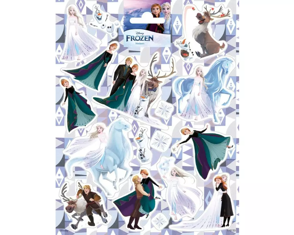 We fiesta Party Motivsticker Frozen 1 Stück Mehrfarbig