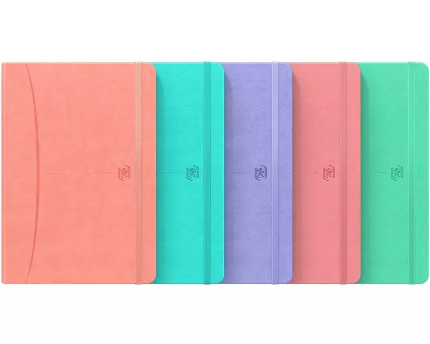 Oxford Notizbuch A5, liniert, assortiert
