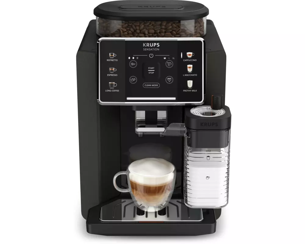 Krups Kaffeevollautomat Sensation Milk M50 EA912910 Schwarz