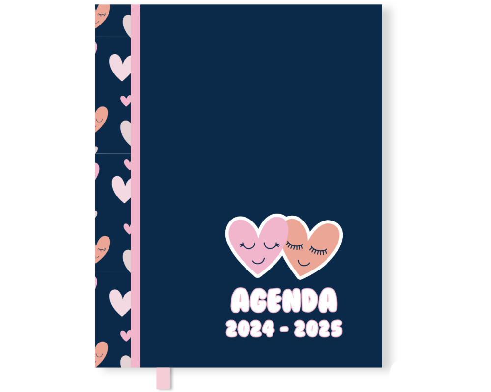 ANCOR Schüleragenda 2024/2025 A5 118162 B'LOG HEARTS