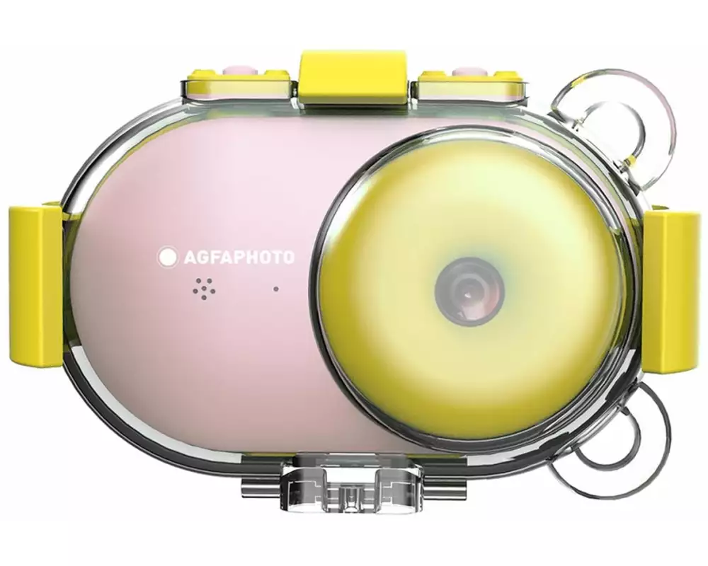 Agfa Unterwasserkamera Realkids Waterproof Pink