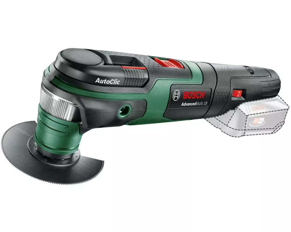 Bosch Multifunktionswerkzeug AdvancedMulti 18 Solo + Systembox