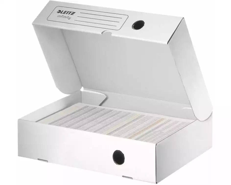 Leitz Archivschachtel Infinity 80 mm, Weiss