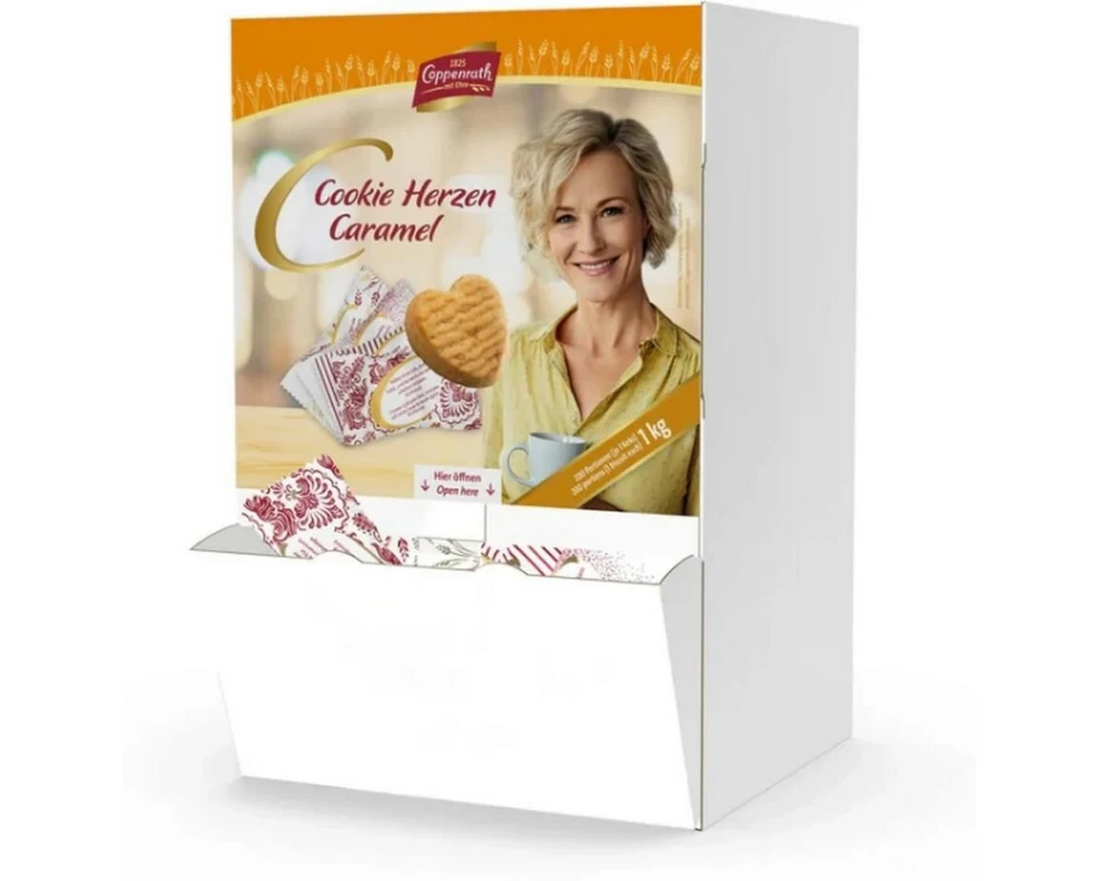 Coppenrath Guetzli Cookie-Herzen Caramel 1000 g
