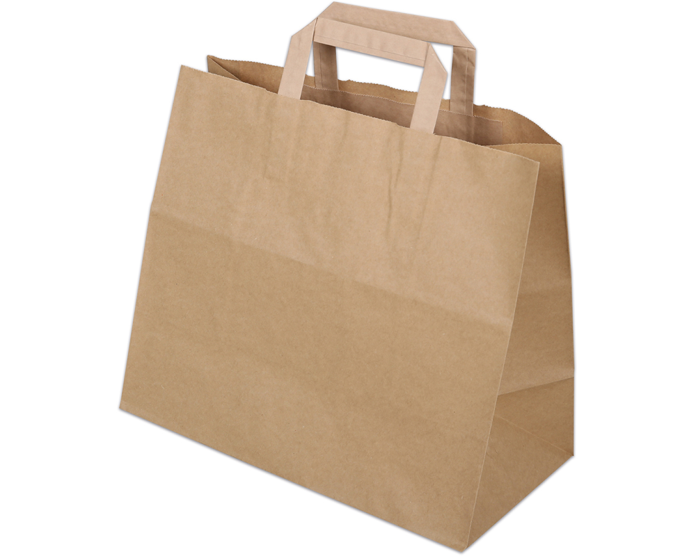 ELCO Tragetasche 320x170x290mm 83202.25 mit Henkel, braun 50 Stück