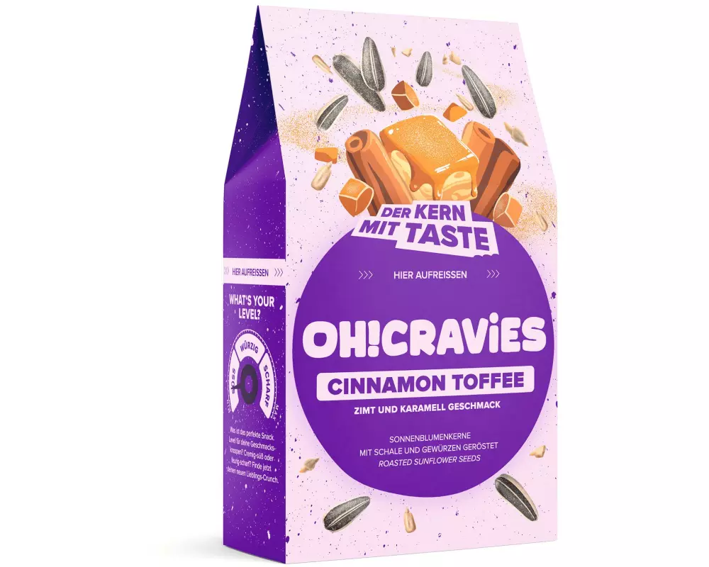 Cravies Sonnenblumenkerne Toffee 60 g