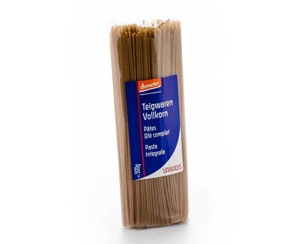 Vanadis Spaghetti Vollkorn, Demeter 500 g