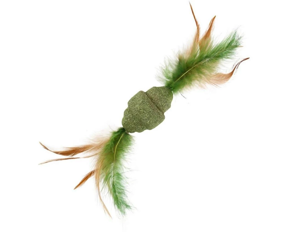 WOUAPY Katzen-Spielzeug Big Doppelfeder