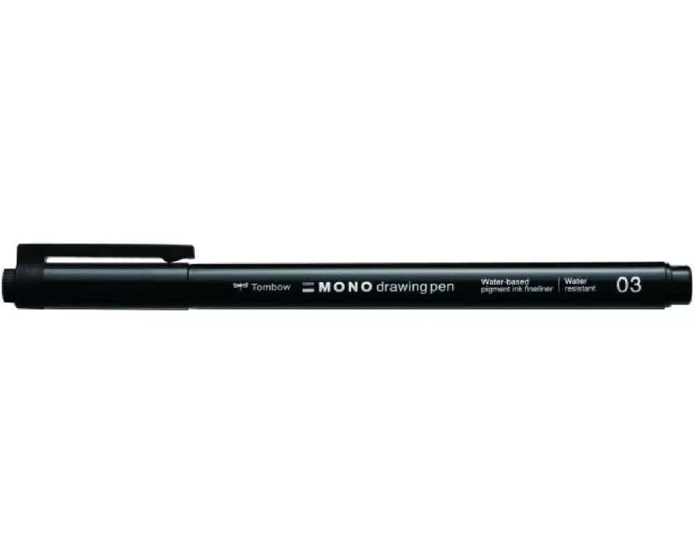 Tombow Fineliner MONO drawing pen 0.35 mm, Schwarz