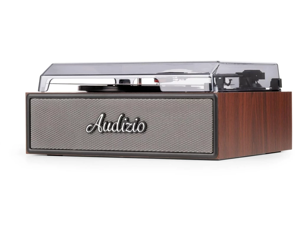 Audizio Plattenspieler mit Bluetooth Reno-WD Stereo Braun