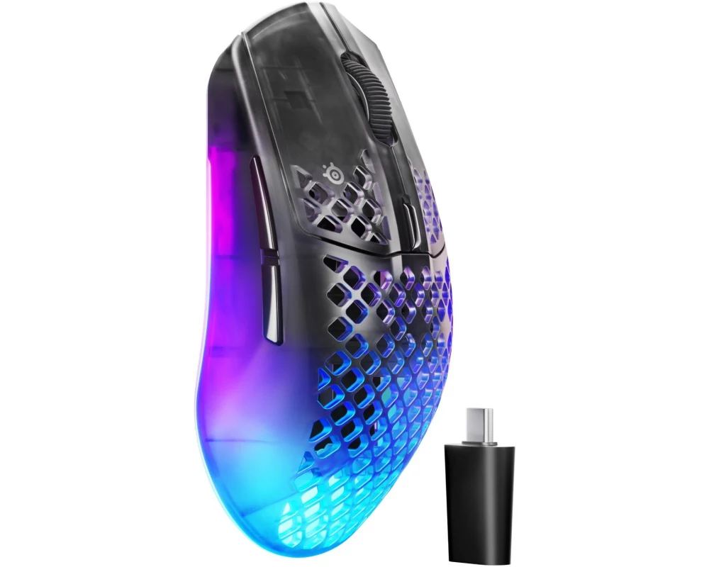 SteelSeries Gaming-Maus Aerox 3 WL Gen 2 - Shadow Gaming-Maus Wireless