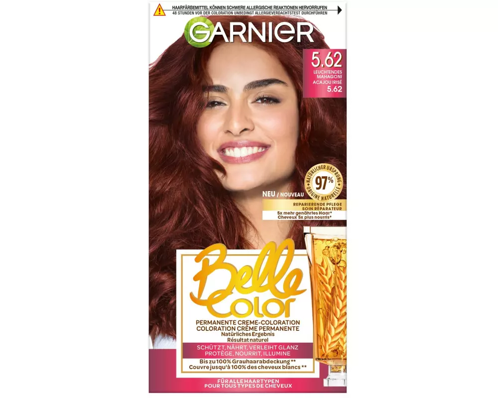 Garnier Haarcoloration Belle Color 5.62 Leuchtendes Mahagoni