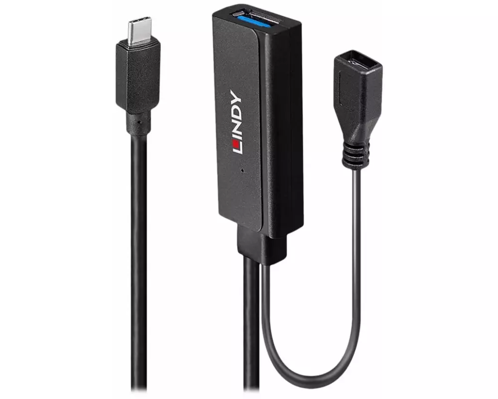 LINDY 5m, USB 3.2, Gen 1, C/A, Active, Extension