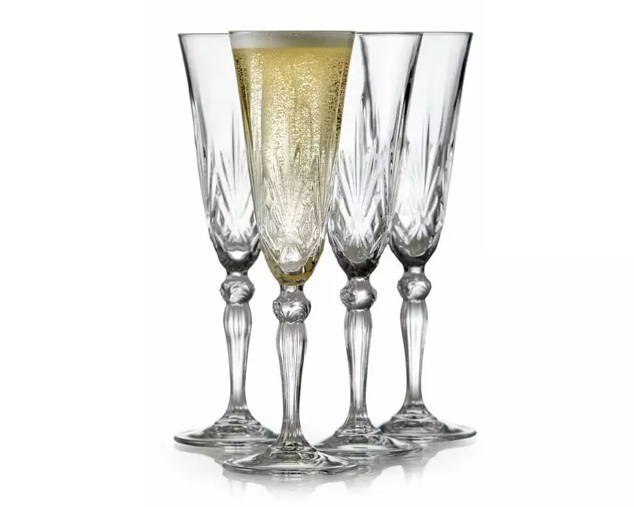 Lyngby Champagnerglas Melodia 4 Stück, 16 cl