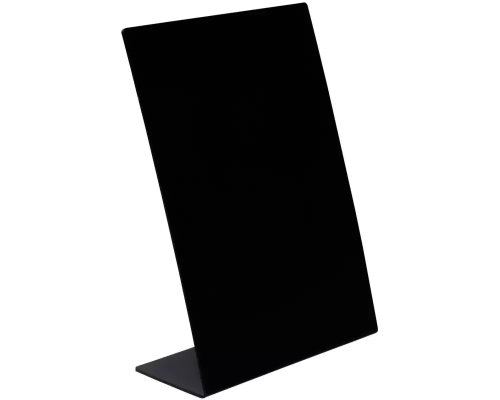 Exacompta Tischaufsteller A5-Hochformat, Schwarz