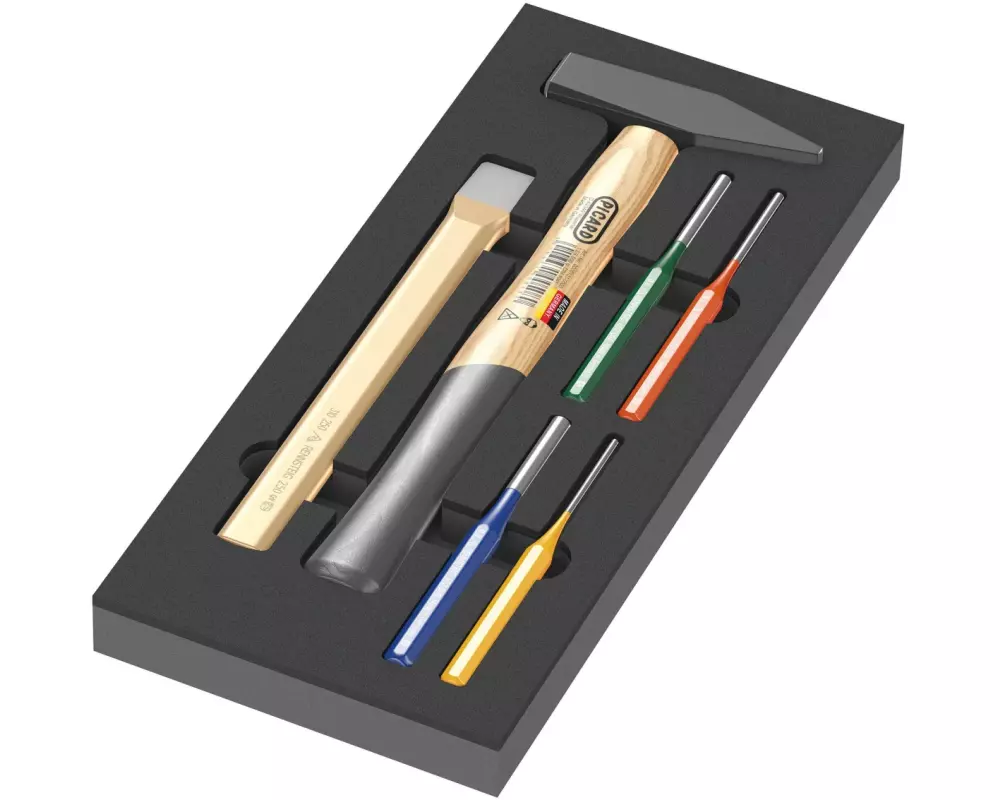 Wera Hammer-Satz 9782 Schaumstoffeinlage Set 1, 6-teilig
