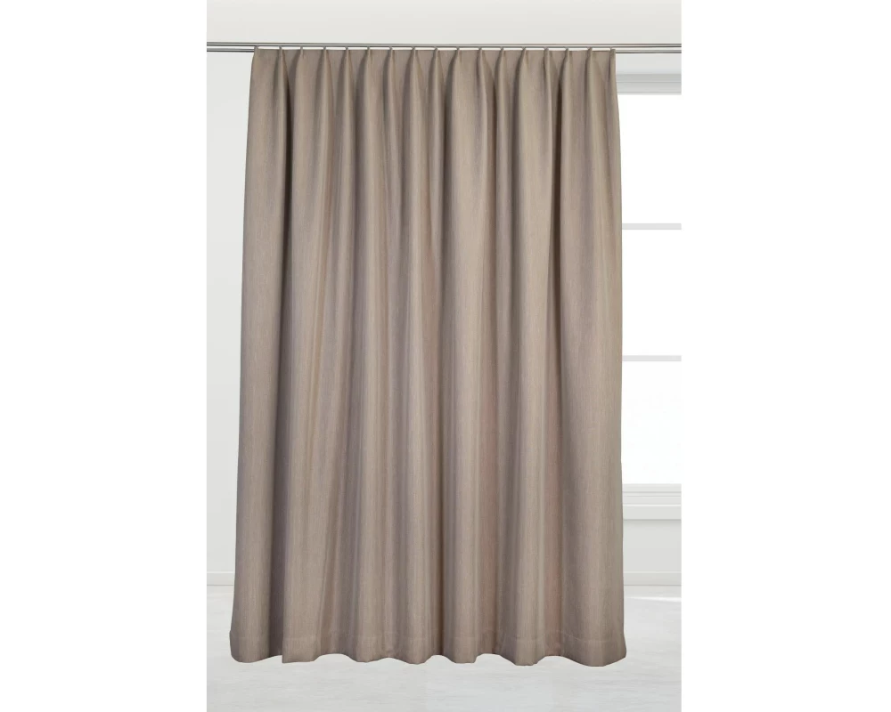 Casa Leon Verdunklungsvorhang mit Faltenband 140 cm x 245 cm