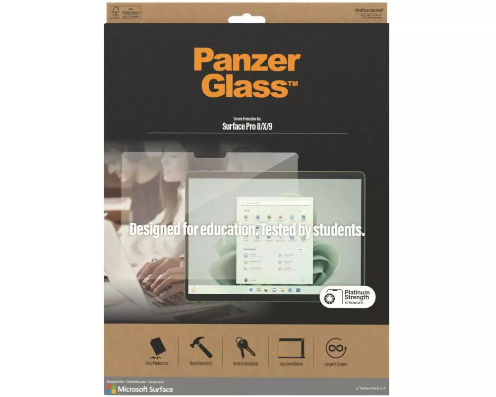 Panzerglass Tablet-Schutzfolie Surface Pro X/ Pro 8 / Pro 9