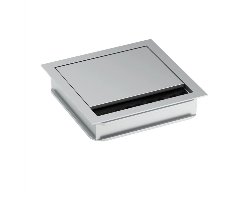 Bachmann Kabeldurchführung LOOP SQUARE 120 x 120 mm Silber