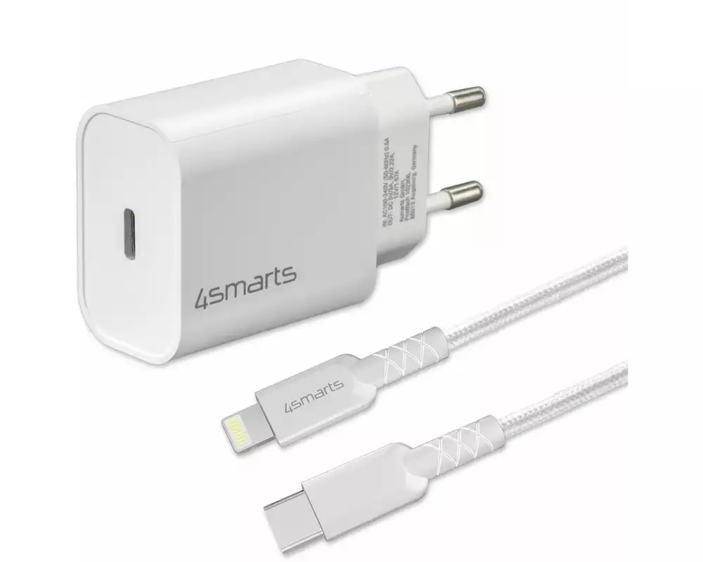 4smarts USB-Wandladegerät VoltPlug PD 20W + Lightning
