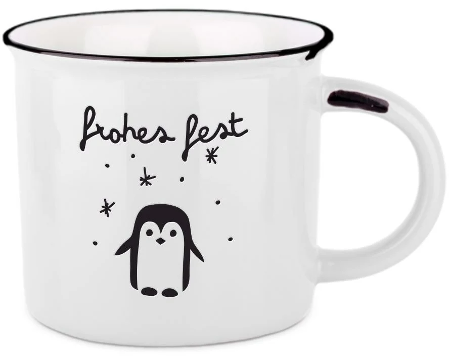 Grafik Werkstatt Vintage Becher Weihnachten, frohes fest