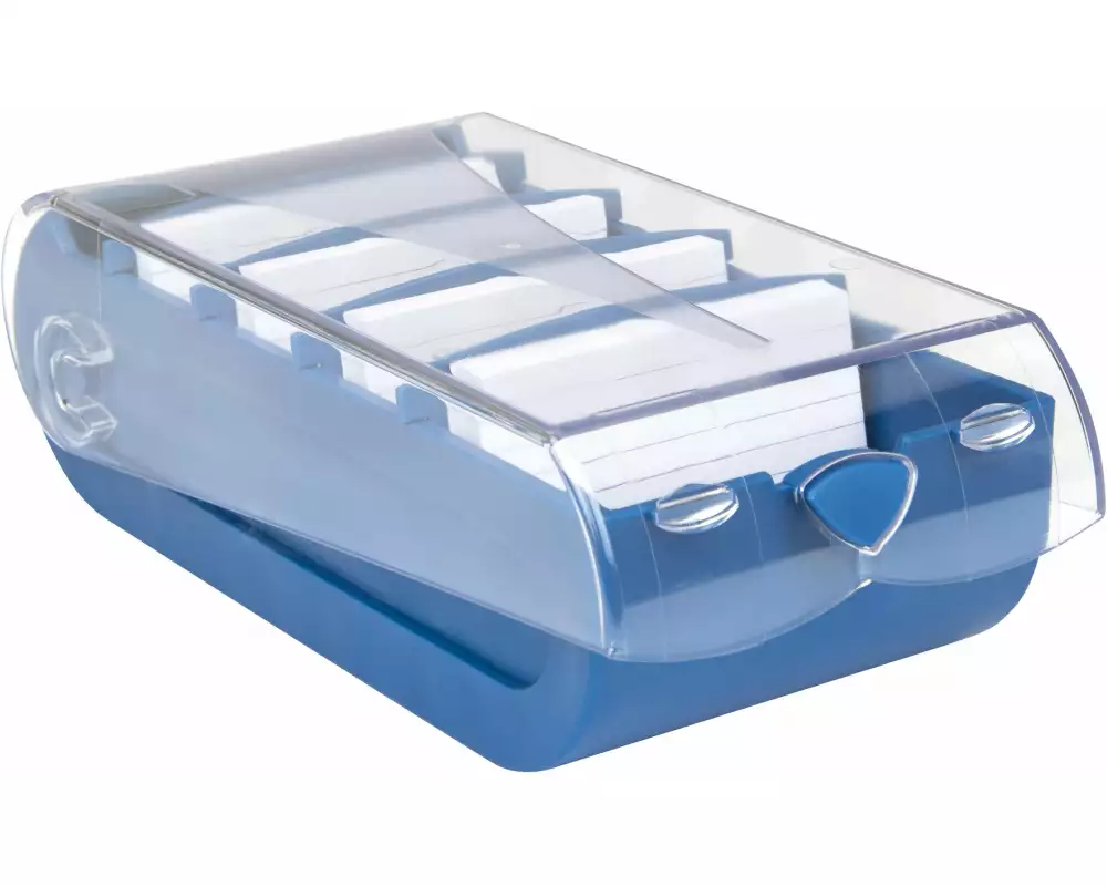 Biella Karteibox Bunny A7 100 Karten, Blau