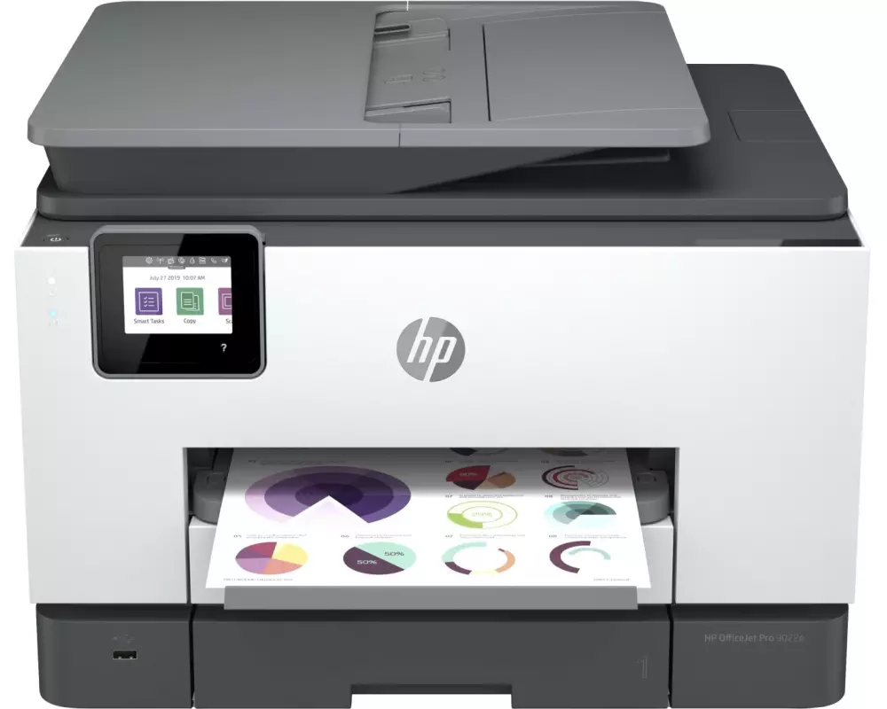 HP Multifunktionsdrucker OfficeJet Pro 9022e Grau/Weiss