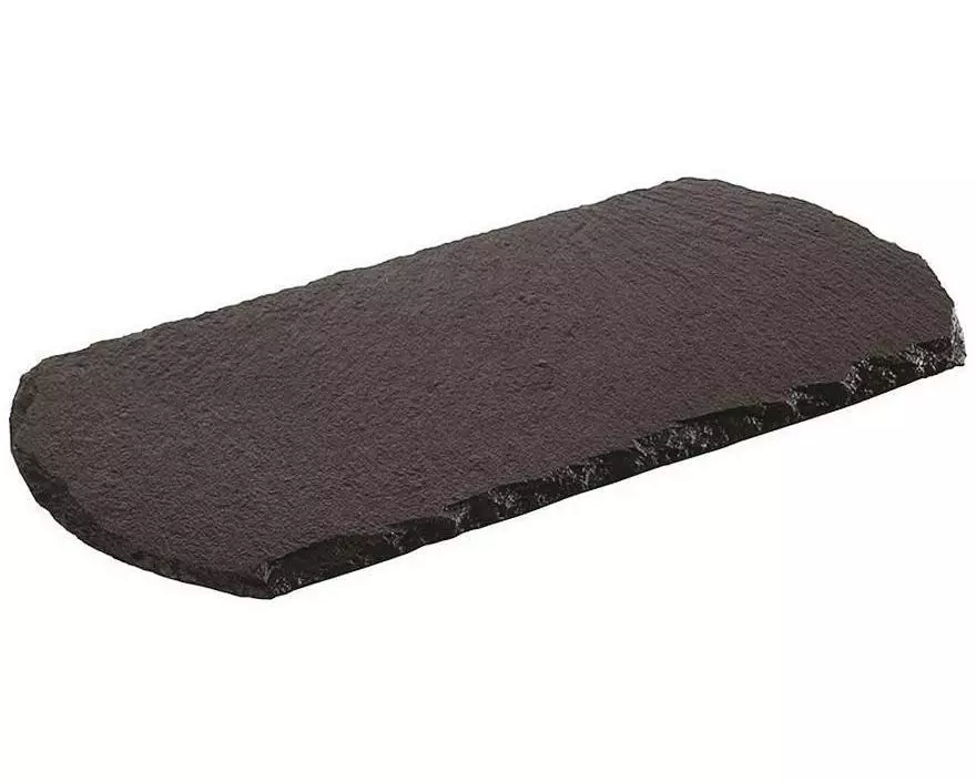 Paderno Servierplatte 20 cm x 10 cm Schwarz