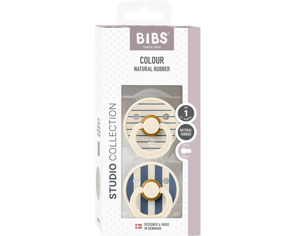 Bibs Studio Colour Pin 0-6m, 2 Stk. / Ivory Vanilla