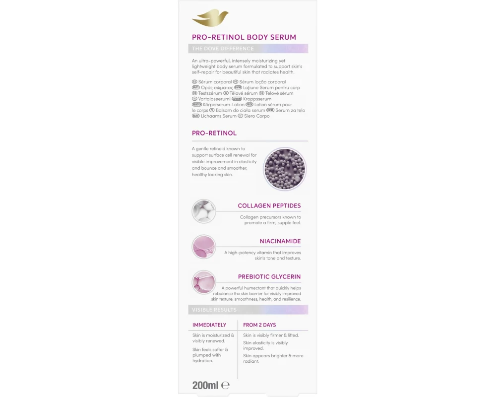 Dove Bodyserum Pro-Retinol and Firming 200 ml