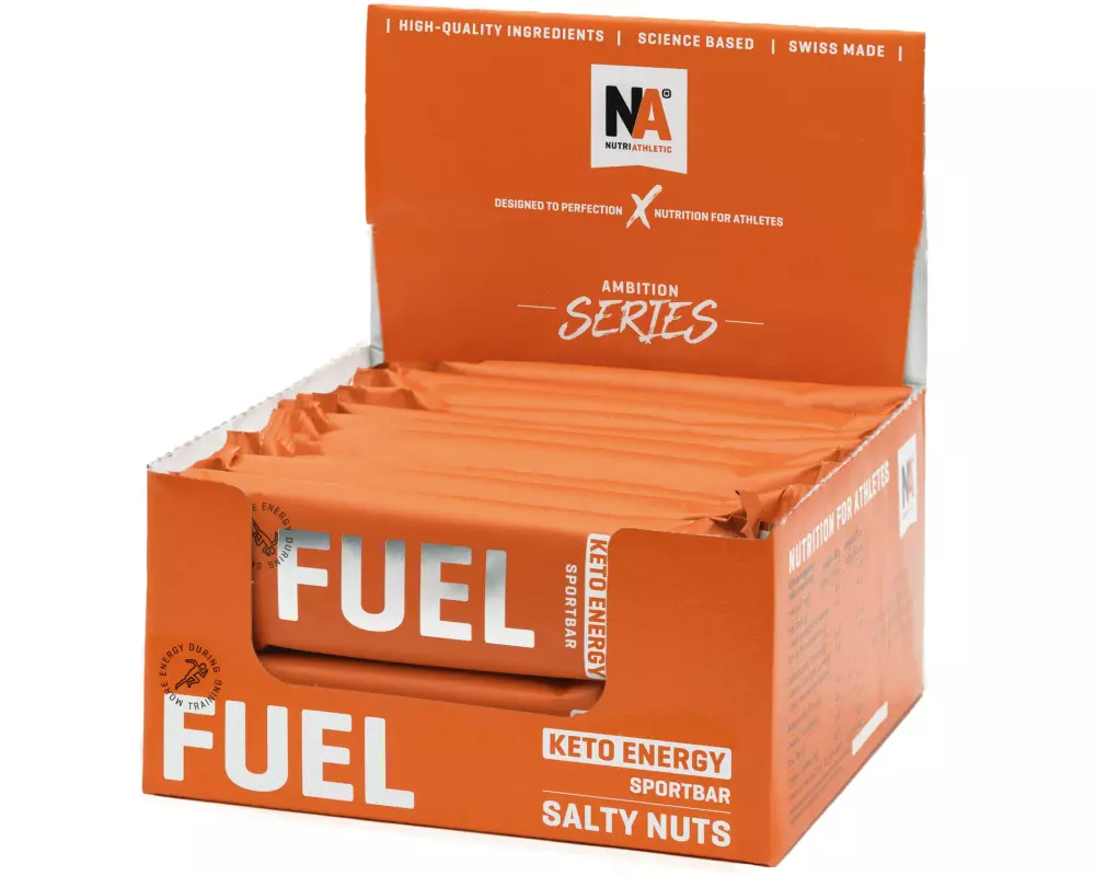 NUTRIATHLETIC NA Fuel Bar Keto Energy Nuss, 20 x 40 g