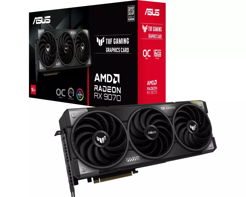 ASUS Grafikkarte TUF Radeon RX 9070 OC Edition 16 GB
