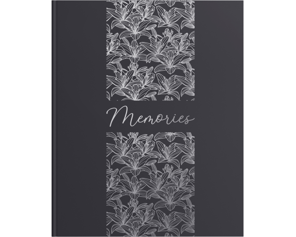 EXACOMPTA Gästebuch Titane 27x22cm 47093E Schwarz 100 Seiten